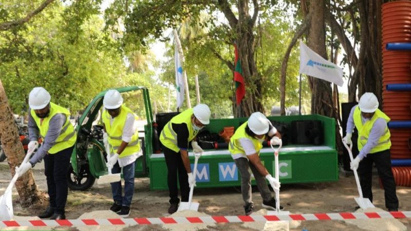 Lh. Olhuvelifushi Water and Sewerage project commenced