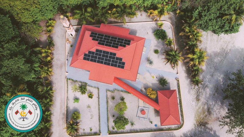Solar installed at Ha. Molhadhoo Mosque under island’s 'Green Energy' initiative