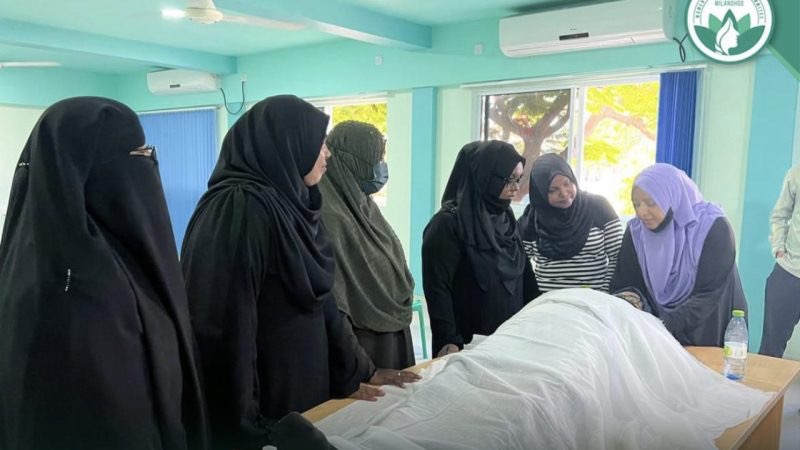 An Islamic Funeral Rituals course ongoing at Sh. Milandhoo