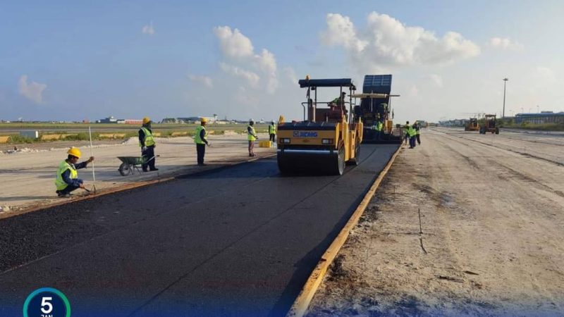 46% of Asphalt paving for GA parking at VIA project completed