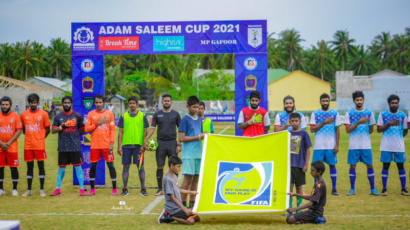 Hanimaadhoo Youth Association's Adam Saleem Cup football tournament started