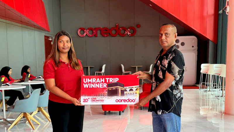 Ooredoo Selects 11th Lucky Winner of Umrah Trip