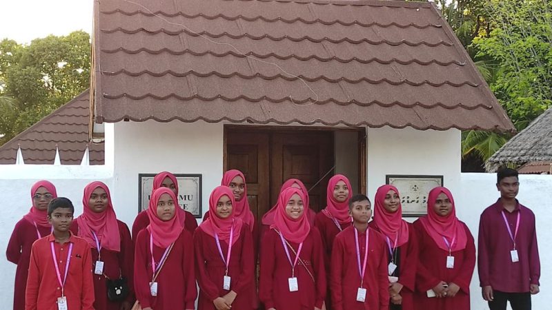 Top 15 contestants of the Dhidhdhoo Emme Aligadha Thari 1444 Quran Competition paid a special visit to Ha. Utheemu
