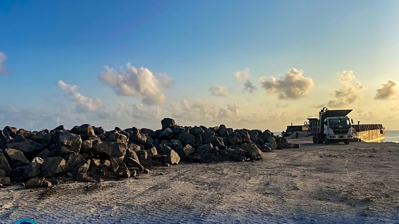 72% of Ha. Muraidhoo Harbour Upgrading Project completed
