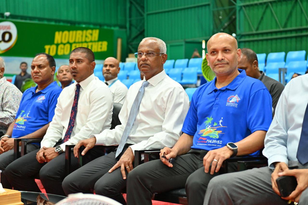 President inaugurated Maldives International Challenge 2022 Badminton Tournament