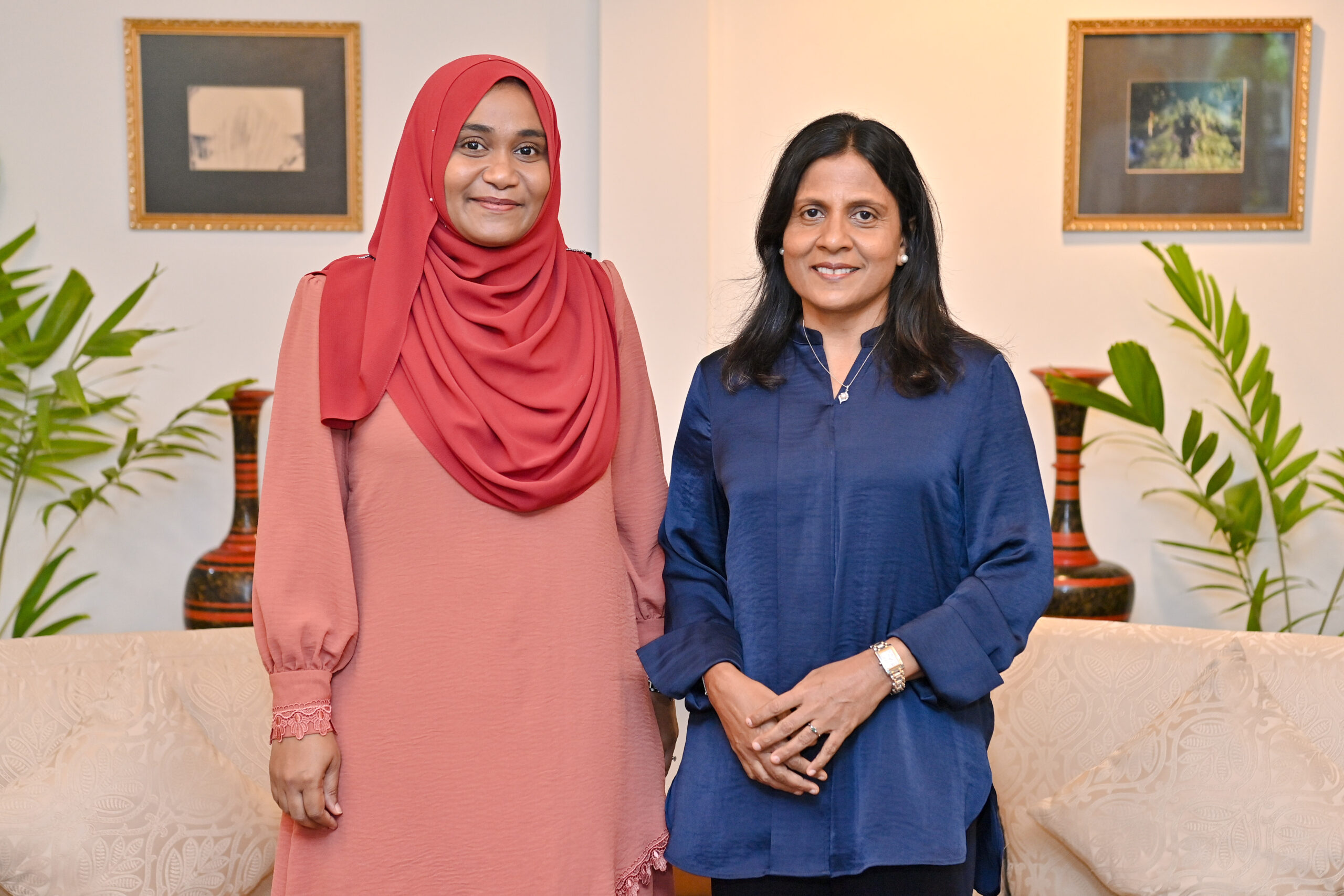 First Lady held a meeting with the spouse of the President-elect