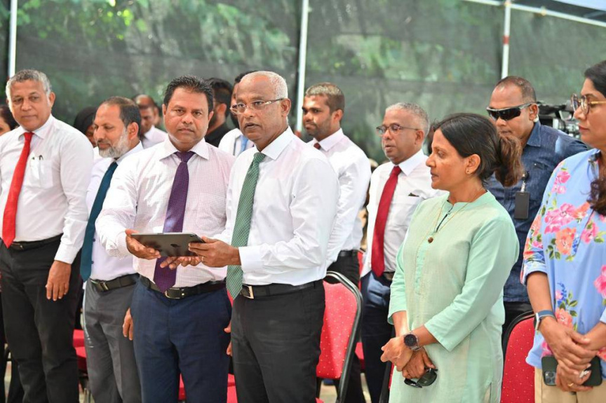 New Powerhouse in Ha. Utheemu officially opened by the President