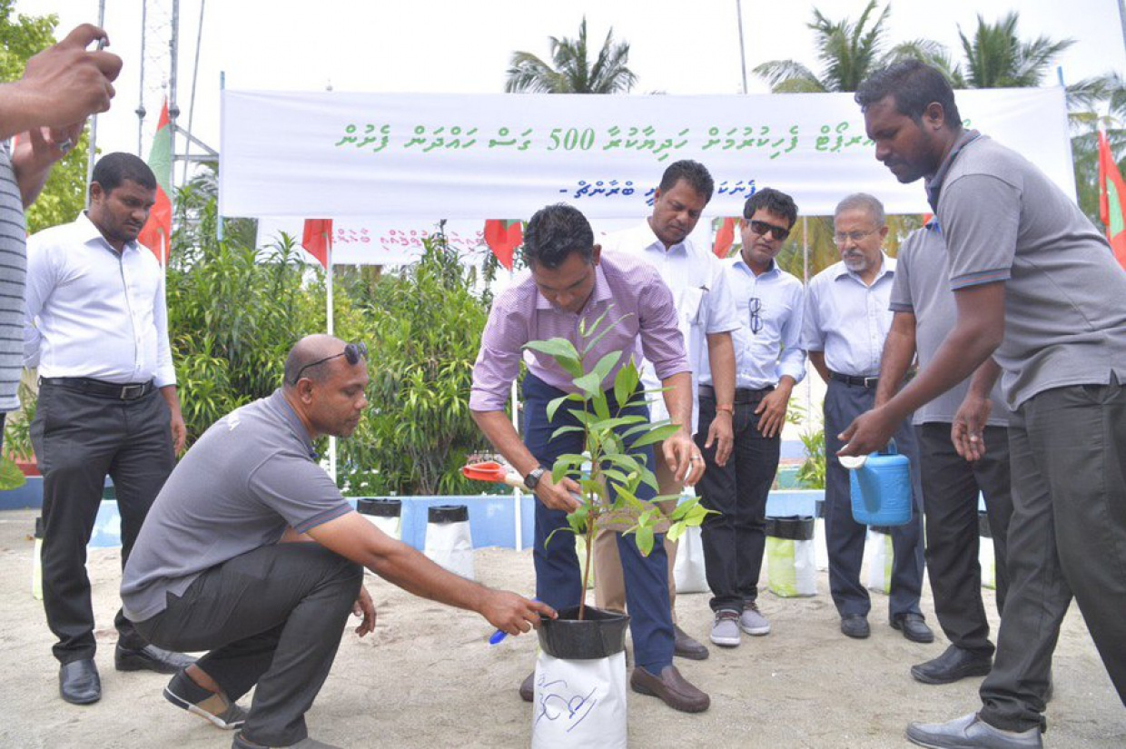 ހޯރަފުށީ އެއަރޕޯޓް ފެހިކުރުމަށް ގަސް މުޑުވަށްކުރުމުގެ ޕްރޮގްރާމް ބާރަށް ކުރިޔަށް!