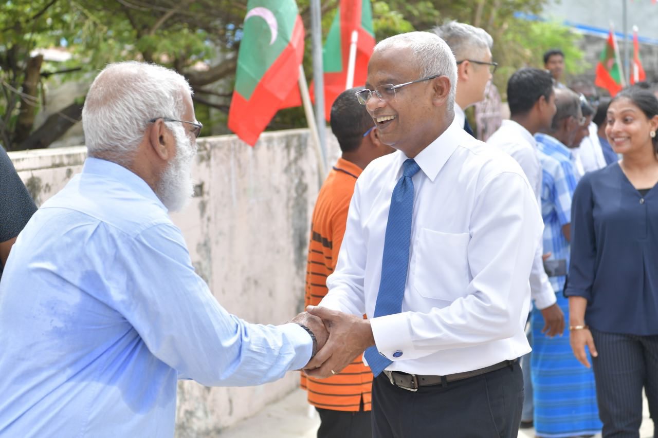 ރައީސުލްޖުމްހޫރިއްޔާ ނ. މިލަދުއަށް ވަޑައިގެންފި