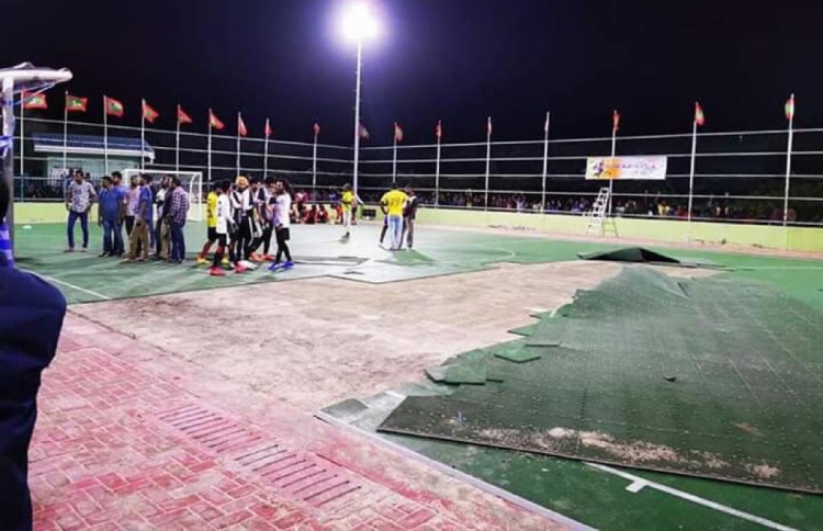 ދިއްދޫ އާއި ނެއްލައިދޫގައި ޓާފް ދަނޑު އެޅުން އަމިން ކޮންސްޓްރަކްޝަން އަށް