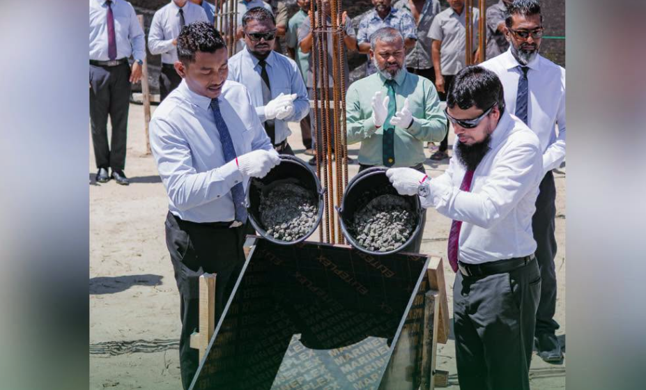 އައިޔޫއެމްގެ ފުނަދޫ ކެމްޕަހާއި ދަނާލު އިމާރާތްކުރުމުގެ ޢަމަލީ މަސައްކަތް ފަށައިފި