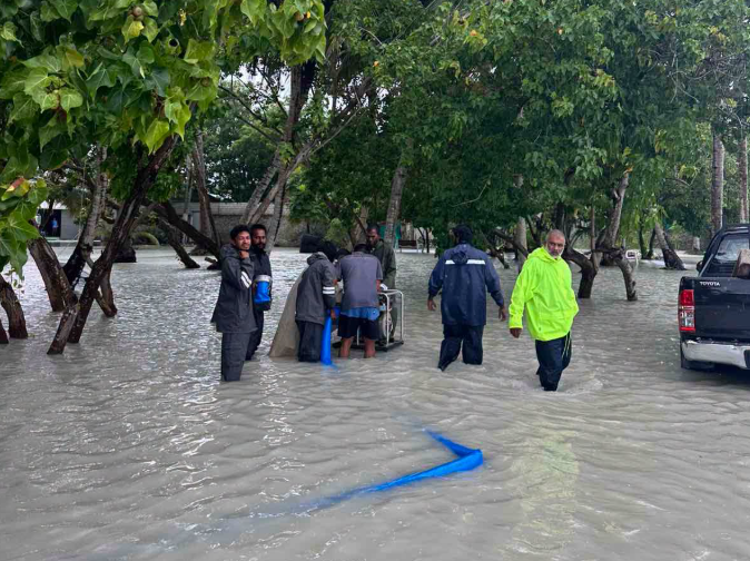 ވިއްސާރައިގައި ފެންބޮޑުވެ، ކުޅުދުއްފުށީ ކޮމިއުނިޓީ ސެންޓަރު ބަންދުކޮށްފި