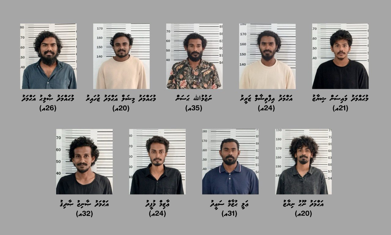 ޒުވާން އަންހެނަކާއި ކުޑަކުދިންތަކަކަށް ޖިންސީ ގޯނާކުރި މައްސަލަ: ހައްޔަރުކުރި 9 މީހުންގެ ވަނަވަރު އާންމުކޮށްފި